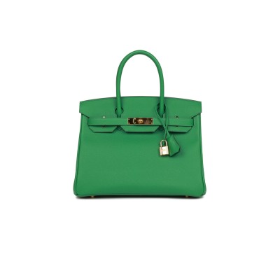 HERMES BIRKIN 30 EPSOM GOLD PALLADIUM HARDWARE (30*22*16cm)